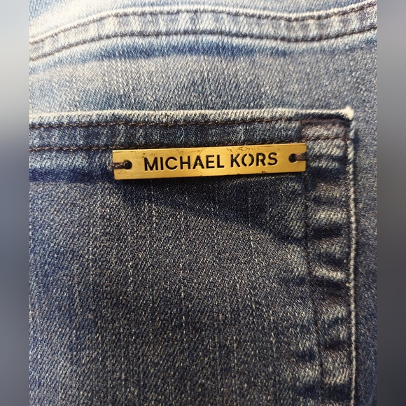 Michael Kors Crop Distressed Jeans - Picture 3 of 4